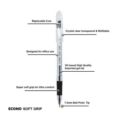 Econo Soft Grip Pen-10pcs, 2 image